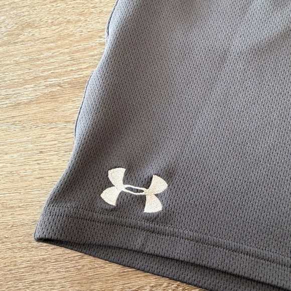 Under Armour Men’s Gray Athletic Mesh Shorts Lightweight Training Gym Wear - Picture 2 of 7